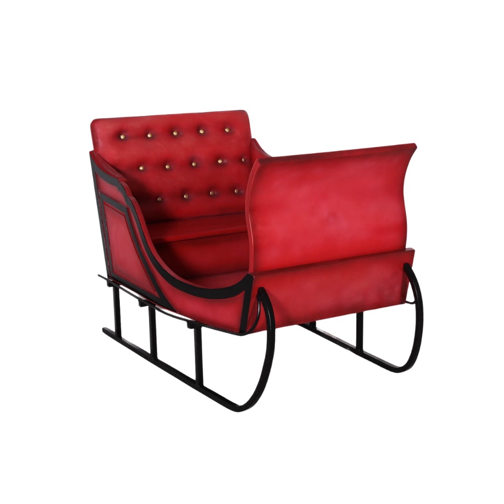 Black & red sleigh