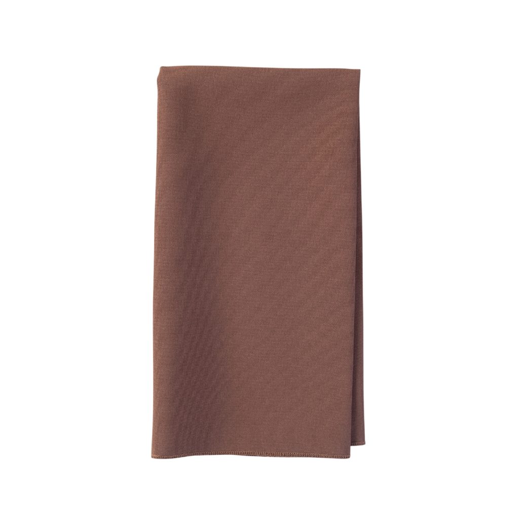 Brown polyester napkin