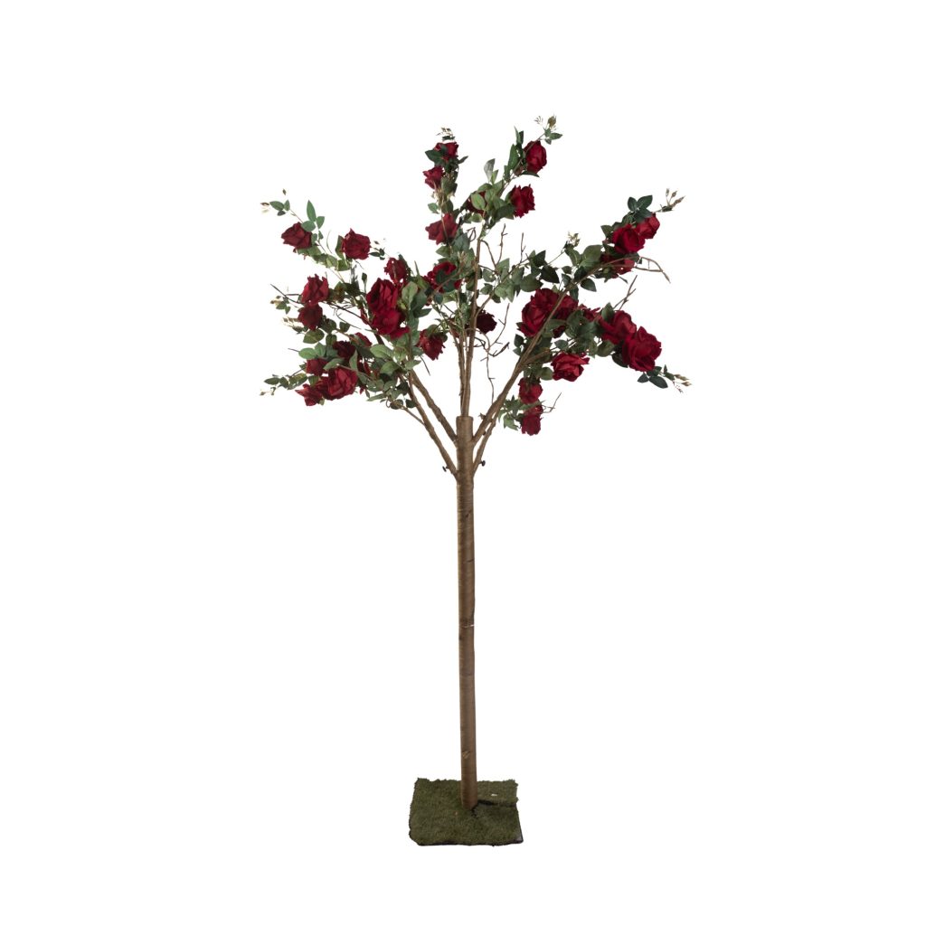 LED Red rose tree