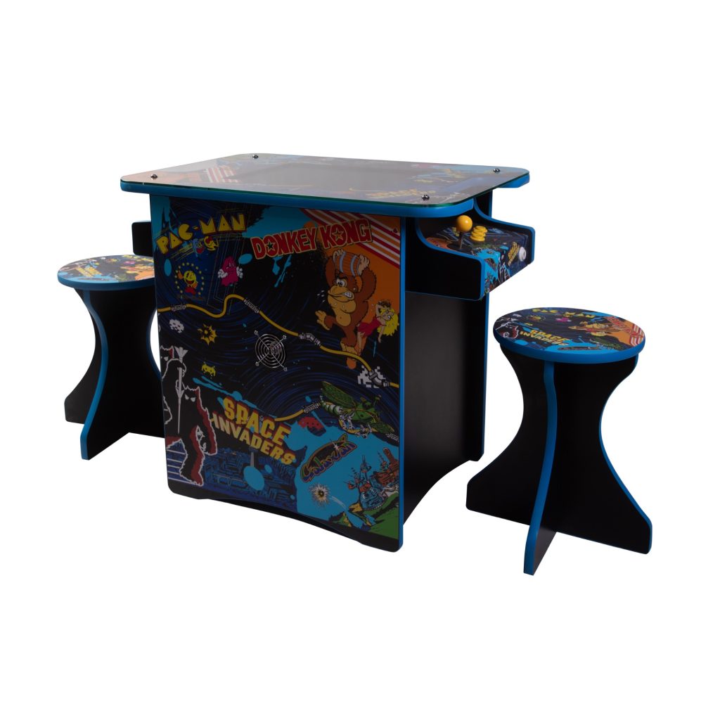 Retro arcade gaming table