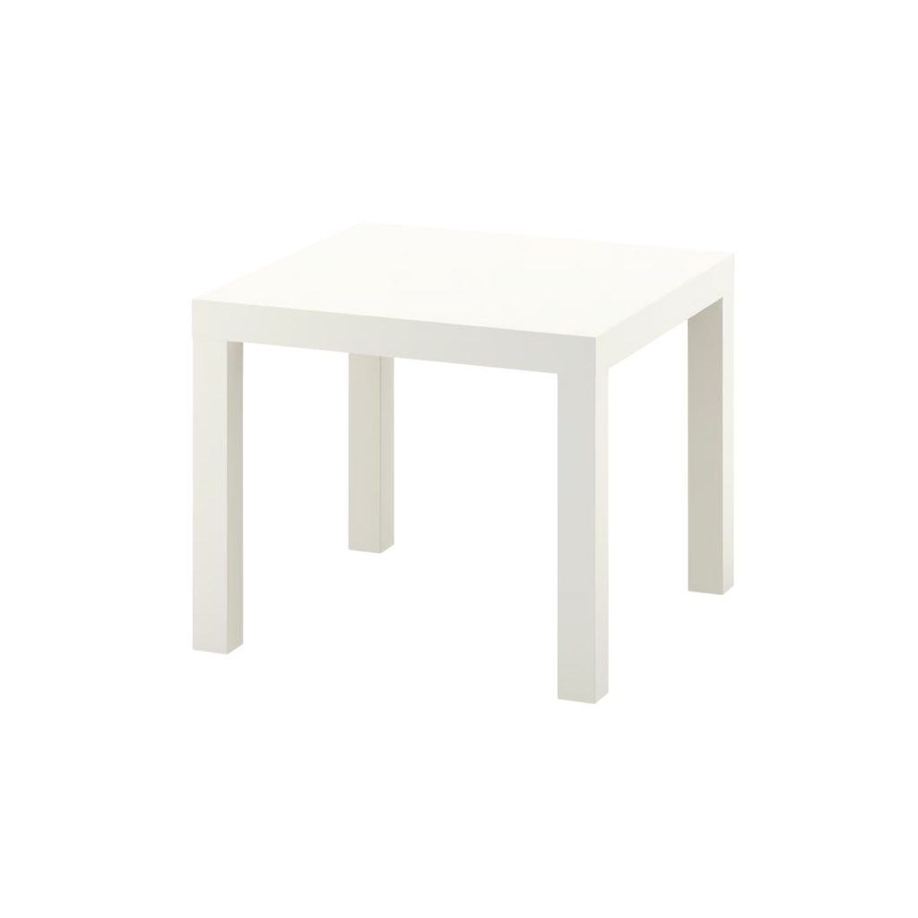 White coffee table