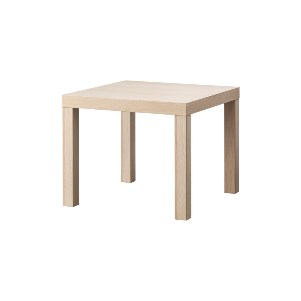 Wooden coffee table